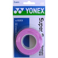 Yonex Super Grap AC-102 3er Pack french pink