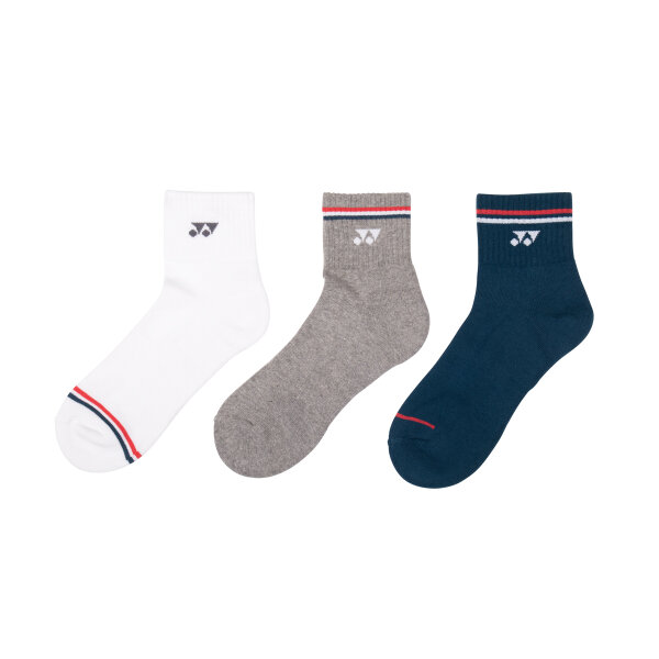 Yonex Quarter Socks 19222 3er Pack