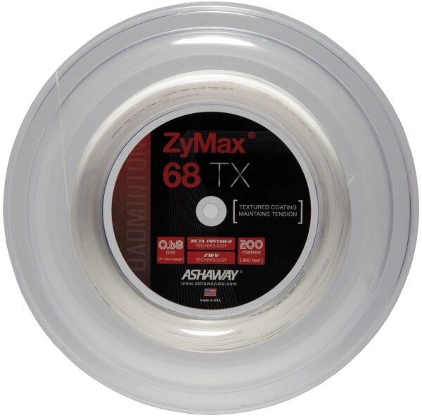 ASHAWAY Zymax 68 TX 200 Meter Rolle