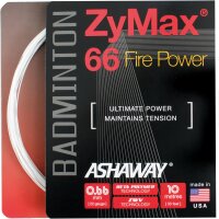Ashaway ZyMax 66 Fire Power 10 Meter Set