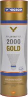 Victor Nylon Shuttle 2000 Gold box of 6 Yellow Slow